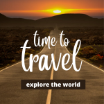 _Brown and White Travel Time (Poster)